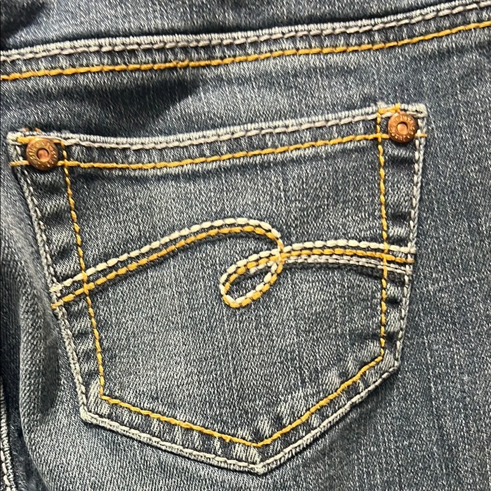 Justice Blue Flare Wide Leg Jeans with Classic Appeal, Size 14S